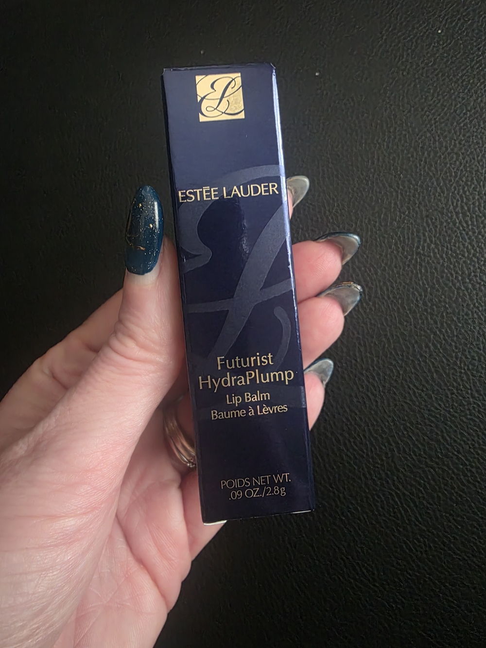 Estee Lauder Futurist HydraPlump Lip Balm - Navy Packaging